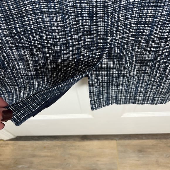 Talbots Navy and White Sleeveless Dress - Picture 6 of 9